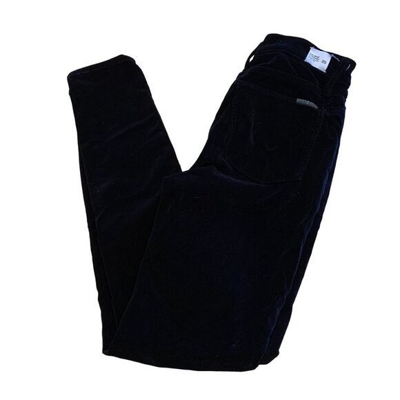 Hudson High Waist Barbara Super Skinny Ankle Pants Size 25 Black - Picture 3 of 5